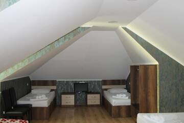 Фото номера Четырехместный номер с ванной Отель Hotel Lion г. Уреки 6