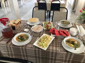 Фото номера Двухместный номер с 1 кроватью и собственной ванной комнатой Отель Hotel Anna Ureki г. Уреки 15
